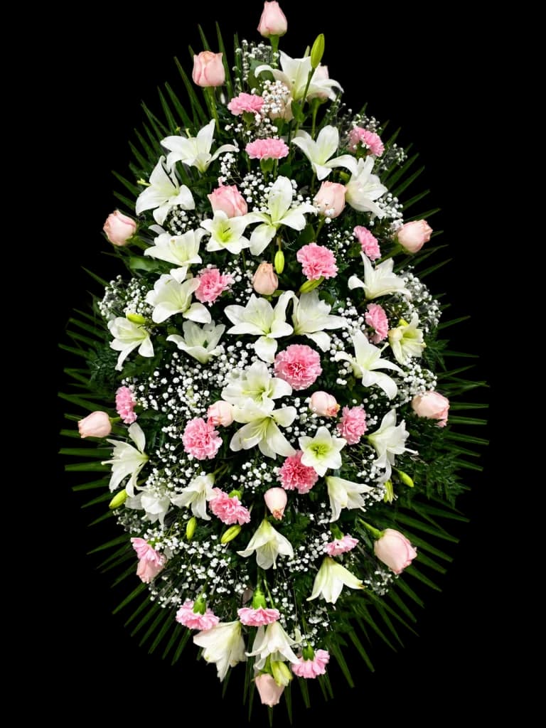Centro de colgar de flor variada